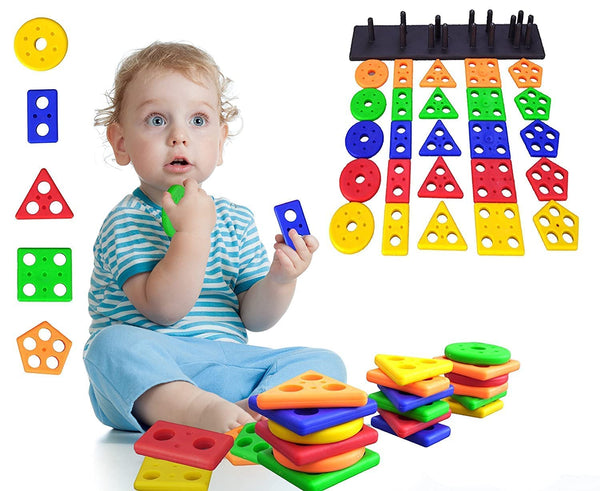 Color Shape Sorter Educational Toy for Kids (1–3 Years)