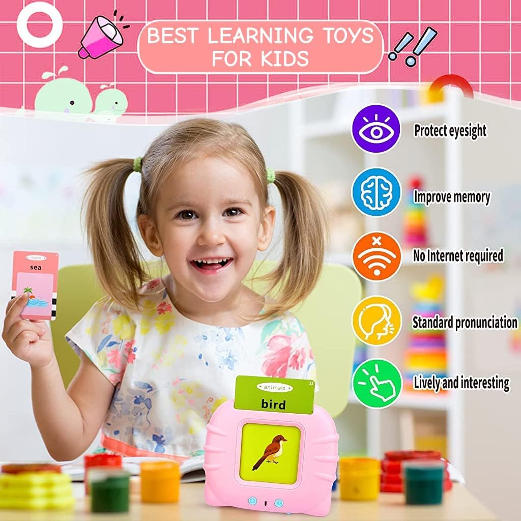 Talking Flash Cards for Toddlers | Language Learning Toy (2–5 Years)